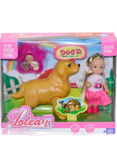Llq89015 Sevimli Bebek Ve Yavrulayan Köpeği -Ayatoys