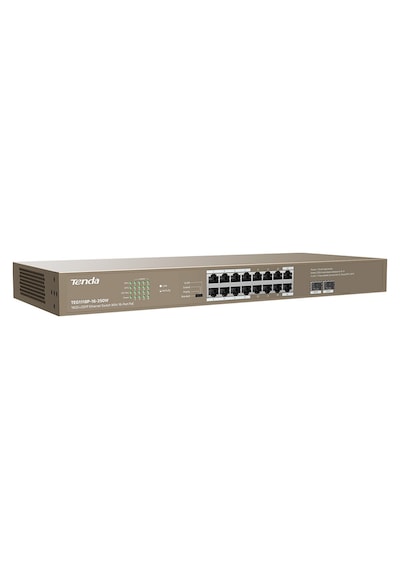 Tenda TEG1118P-16-250W 16 Port 10/100/1000 Mbps Poe Switch