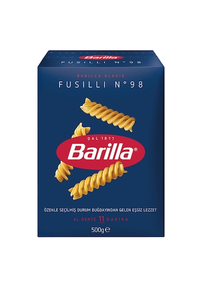 Barilla Burgu Makarna 500 G - Fusilli, Durum Buğdayı 3'li Ekonomik Paket - 3 Adet Tarı