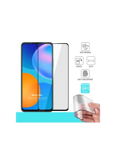 Microsonic Huawei P Smart 2021 Seramik Matte Flexible Ekran Koruyucu Siyah