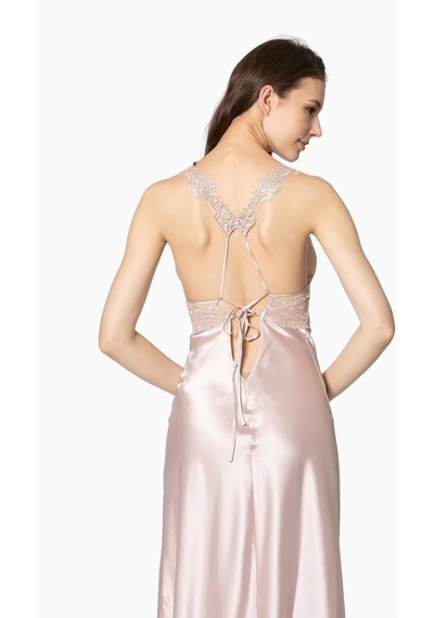 Ang Butik Kadın Pierre Cardin 6025 Kısa Gecelikli 6'lı Set Takımı pudra