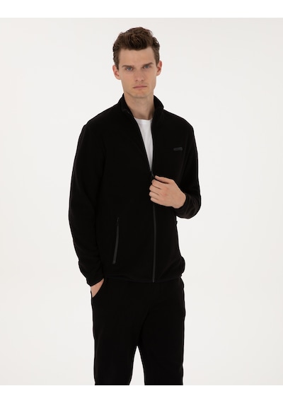 Pierre Cardin Örme Erkek Hırka - Siyah 50314014-VR046
