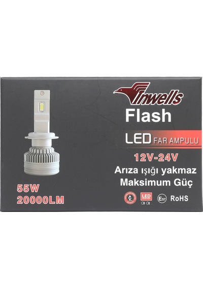 Yeni Flash Csp Led Xenon Zenon 9012 Hır2 20,000 Lümen Arıza Işığı Yakmaz