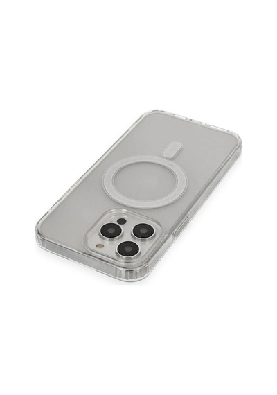 Apple İphone 13 Pro Max Kılıf Matte Şeffaf Magneticsafe