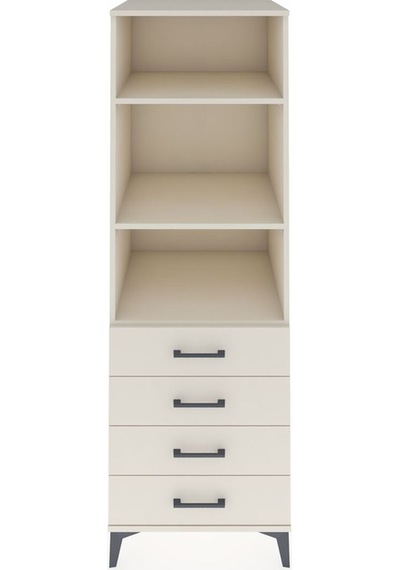 Kronos Dolap 3 Raflı 4 Çekmeceli 60x59x182 Aytaşı-aytaşı Aytaşı