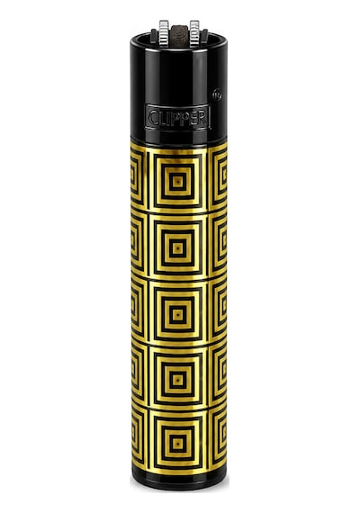 Clipper Desenli Metal Gaz Dolumlu Çakmak Özel Kutulu Premium Model Çok Renkli
