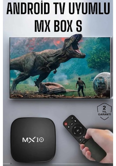 Flzdgnkr 4k Tv Uyumlu Hd Çözünürlüklü Mx Box S 8 Gb