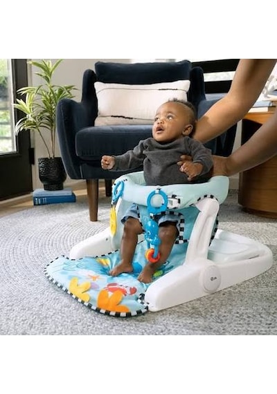 Baby Einstein Unisex Sea Of Support 2'si 1 Arada Oturan Yer Koltuğu, Yumuşak Koltuk Pedi, Mağaza Tepsisi Ve Sea Of Sensory Details, Çok Renkli Baby Einstein Unisex Sea Of Support 2'si 1 Arada Oturan Yer Koltuğu, Yumuşak Koltuk Pedi, Mağaza Tepsisi Ve Sea Of Sensory Details, Çok Renkli