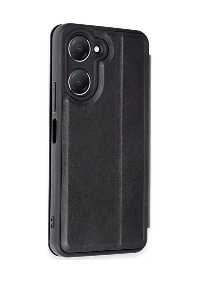 Gld-spt- Newface Vivo Y18 Kılıf Flip Cover - Siyah