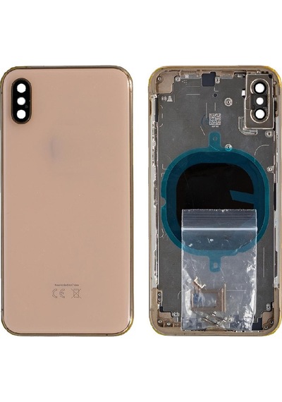 Apple Uyumlu iPhone Xs İle Boş Kasa Altın