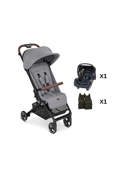 Abc Design Ping Tin Kabin Boy Bebek Arabası - Jixy Siyah Ana Kucağı Travel Set