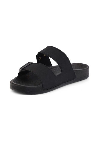 Ceyo 2116-bhm10 Tam Anatomik Unisex Tokalı Günlük Terlik - Nkt02116-si Siyah