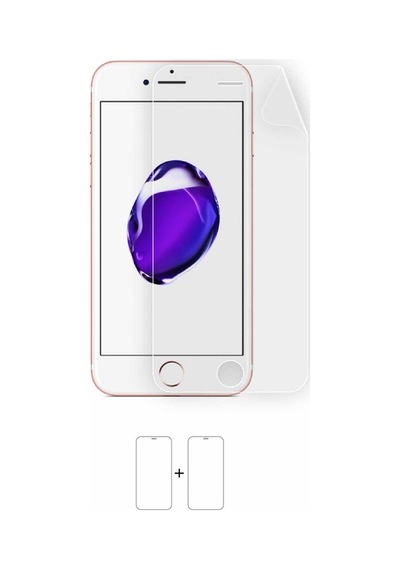 Apple Uyumlu   iPhone 7 Ekran Koruyucu,1+1 Ön,Poliüretan Film