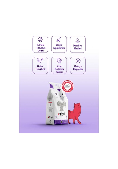 Toi Moi Lavanta Kokulu Sodyum Bentonit Kedi Kumu 2 x 5 L Toi Moi Lavanta Kokulu Sodyum Bentonit Kedi Kumu 2 x 5 L