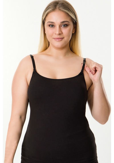 Parlingerie Emzirme Atleti Kaplı Siyah