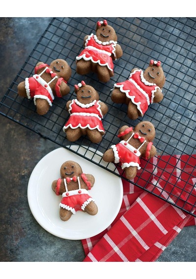 Nordicware Gingerbread Mini Kek Kalıbı Renkli