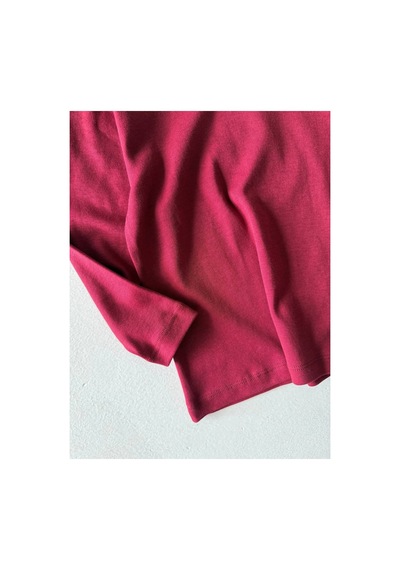 Poala Kids Bordo Uzun Kol Basic Tshirt