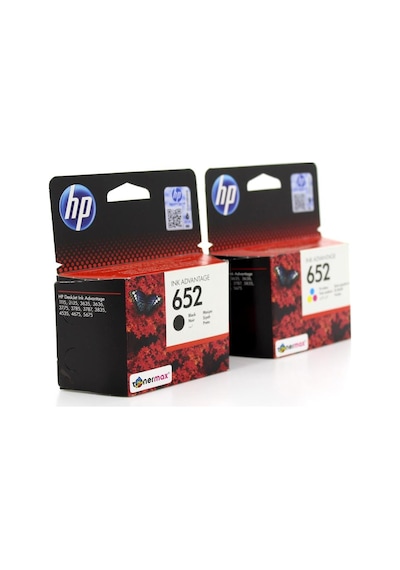 HP Deskjet 4675 / HP 652 Siyah & Renkli Kartuş Takımı
