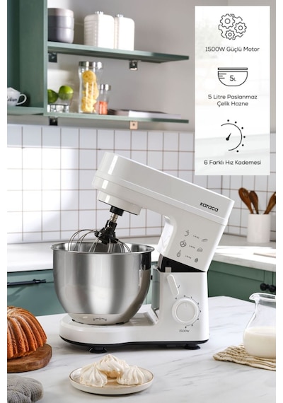 Karaca Maestrochef Stella 1500 W Stand Mikser