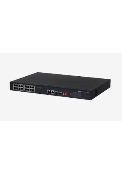Dahua PFS3218-16ET-135 16 Port Gigabit + 1XRJ45/1XGB SFP Combo 135W Poe Switch