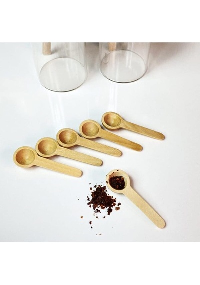 Evonox 12 Adet Bambu Baharat Kaşığı Ve Ölçek Kaşığı, Bambu Reçel Bal Kaşığı 12 Adet / Doğal Ve Şık 12 Diğer 70035160