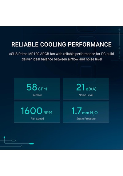 Prime Mr120 Argb Kasa Fan Üçlü Paket