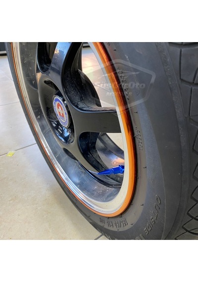 ŞüsCarOto Sivri Sibop Kapağı Mermi Sibop Kapağı Araba Motosiklet Bisiklet Metal 4 lü Set Mavi (00)