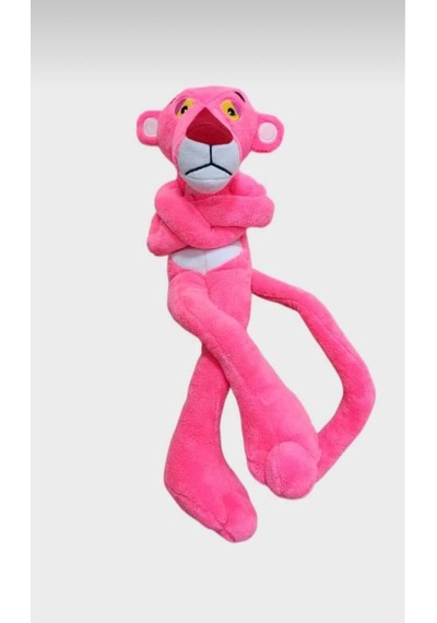 Pembe Panter 65 Cm Sevimli Ve Konforlu Uyku Yastığı Ve Sarılma Arkadaşı Dekoratif Oyuncak
