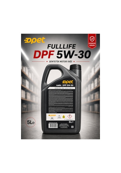 Opet Fulllife Dpf 5w-30 5 L Sentetik Motor Yağı Acea C2/c3 Apı Sn