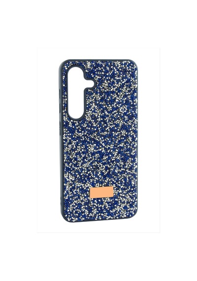 Samsung Galaxy Uyumlu S24 Taşlı Kapak Kılıf Mavi