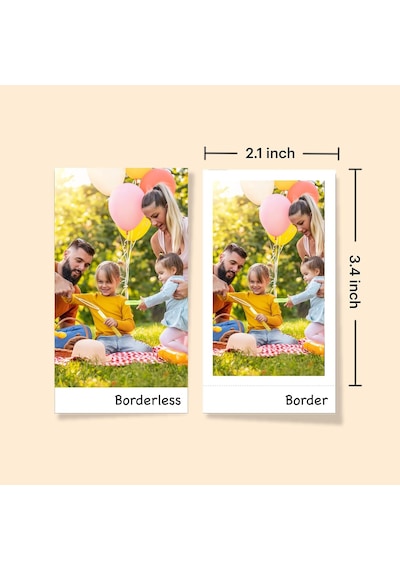 Kodak Mini 2 Era 4pass Mobil Fotoğraf Yazıcısı 5,3 X 8,6 Cm Siyah, Fotoğraf Yazıcısı + 8 Yaprak Çok Renkli