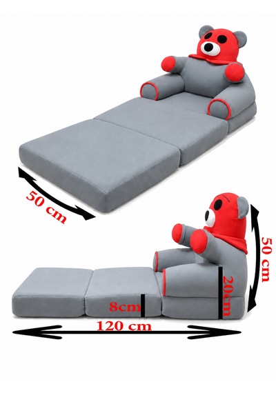 Teknor Ayıcık Katlanabilir Çocuk Koltuğu 120 Cm Kırmızı