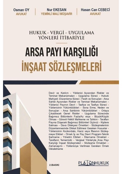 Arsa Payı Karşılığı İnşaat Sözleşmeleri