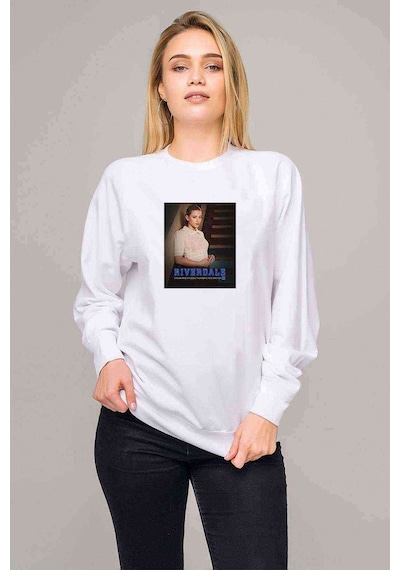 Riverdale Betty Cooper Promotional Portrait Baskılı Beyaz Kadın (528260715)