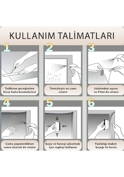 50 Cm X 2 Metre Siyah Cam Filmi %20