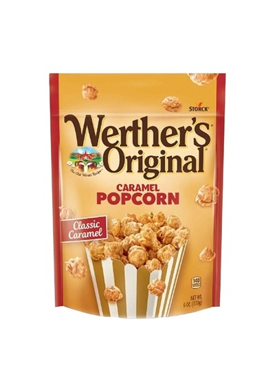 Werther's Original Karamelli Patlamış Mısır 140 G - Efsanevi Lezzet 3'li Ekonomik Paket - 3 Ade Tarı