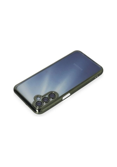 Samsung Galaxy Uyumlu A15 4g Kılıf Razer Lensli Silikon - Yeşil