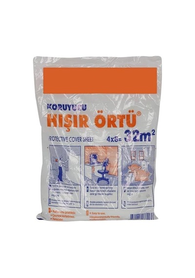 Koruyucu Naylon Hışır Örtü 4 X 8 32 Metrekare