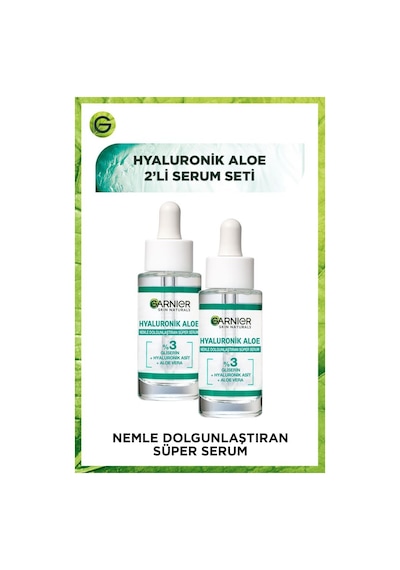 Hyaluronik Aloe Nemle Dolgunlaştıran Süper Serum 30 Ml 2'li Set pktgrndlgssrmikst-8955