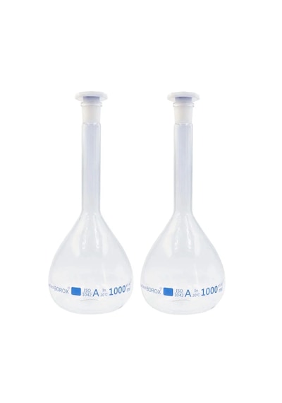Borox Cam Balon Joje 1000 Ml - Tıpalı Class A Sertifikalı - 2 Adet/koli