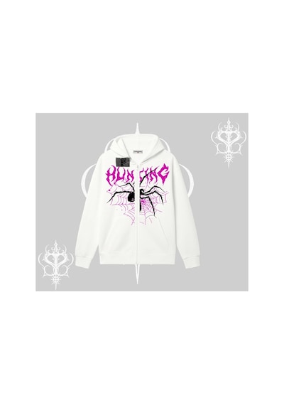 Tarzsokak Beyaz Hırka Sweatshirt Autumn Spider