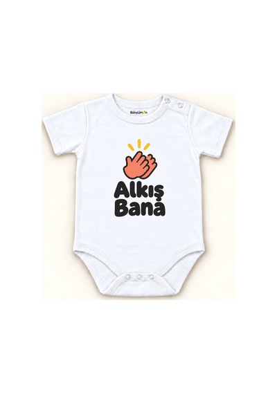 Babylimon Alkış Bana Beyaz Kısa Kollu Çıtçıtlı Bebek Zıbını Beyaz - Alkış Bana - 928161976 Beyaz - Alkış Bana Babylimon Alkış Bana Beyaz Kısa Kollu Çıtçıtlı Bebek Zıbını Beyaz - Alkış Bana - 928161976 Beyaz - Alkış Bana