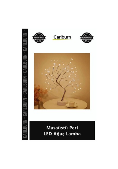 Özel Üretim Dekoratif Gün Işığı Pilli Usb Kablolu 3 Kademeli Şık Modern Masaüstü Peri Led Ağaç Lamba