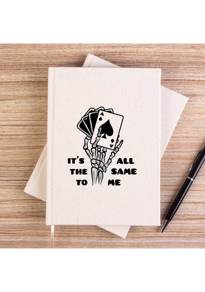 Motörhead Ace Of Spades Skull Çizgisiz Kanvas Defter Krem