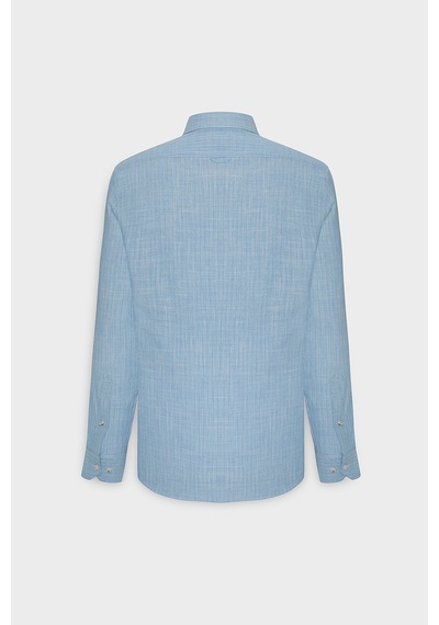 AC&Co / Altınyıldız Classics Erkek Yeşil Slim Fit Dar Kesim Düğmeli Yaka Flamlı Casual Gömlek 4A2022200073YSLXL Yeşil