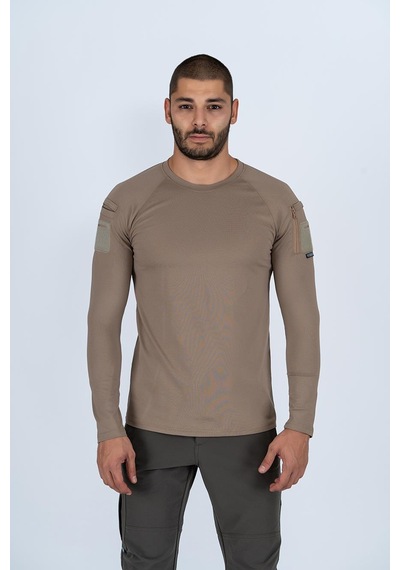 Combat Tactical T-shırt Tactıcal U.kol Pike - 801-1193-Bej