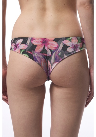 Penti Çiçek Desenli Briella Brazilian Bikini Alt Çok Renkli