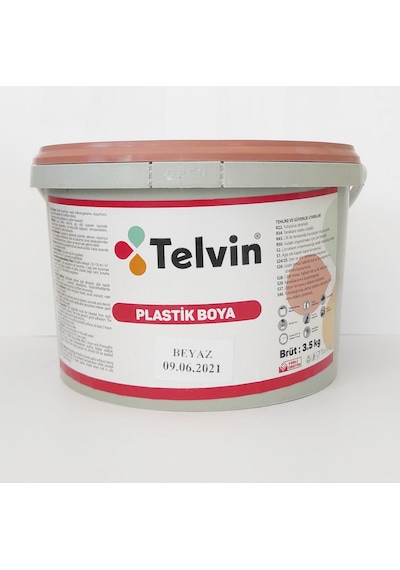 Telvin Su Bazlı Plastik Boya 3,30 Kg Telvin Su Bazlı Plastik Boya 3,30 Kg