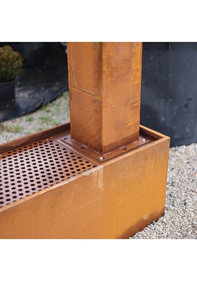 Corten Tekli Su Perdesi