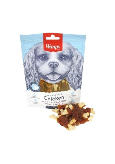 Kalsiyumlu Gerçek Tavuk Sargı Köpek Ödülü 100 Gr Cok Renkli